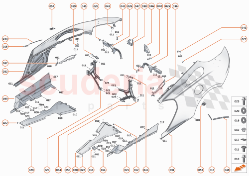 Part Diagram for McLaren 22AA531GP