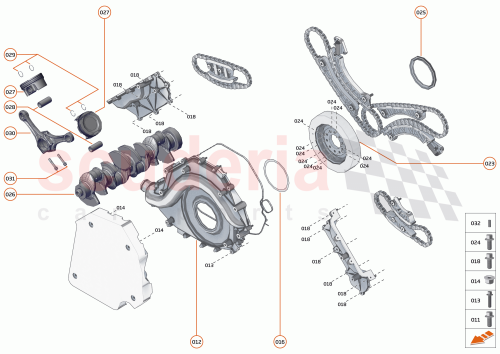 Part Diagram for McLaren 14F0524CP