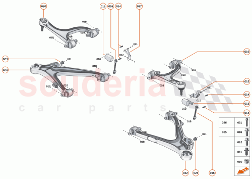 Part Diagram for McLaren 22BA304GP