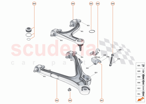 Part Diagram for McLaren 14BA165RP
