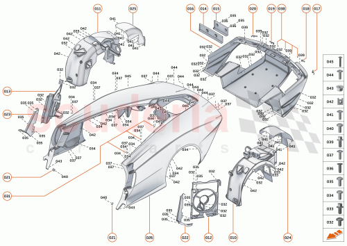 Part Diagram for McLaren 23AE876CP
