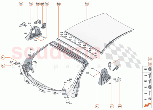 Part Diagram for McLaren 13AA197CP