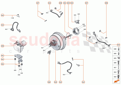 Part Diagram for McLaren 13CA211RP