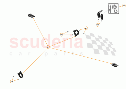 Part Diagram for McLaren 13MA284CP