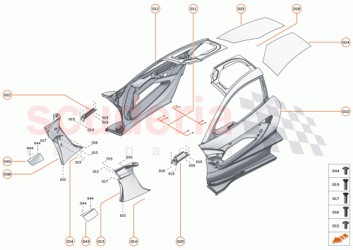 Part Diagram for McLaren 00RB103
