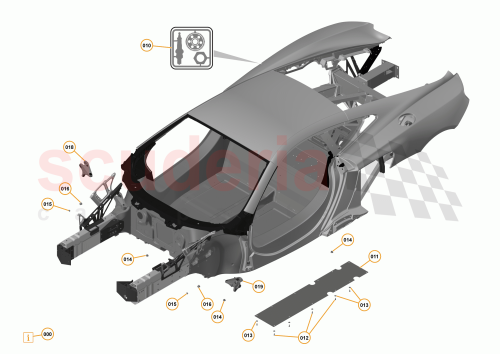 Part Diagram for McLaren 11AA030CP