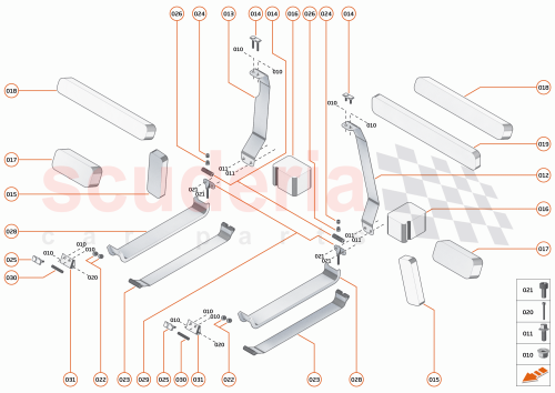 Part Diagram for McLaren 00RA257