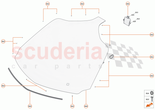 Part Diagram for McLaren 23AA925CP