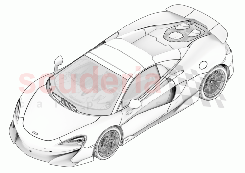 Part Diagram for McLaren 13M0370CP