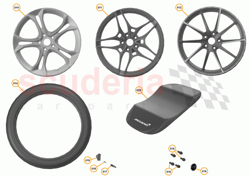 Part Diagram for McLaren 14B0375CP