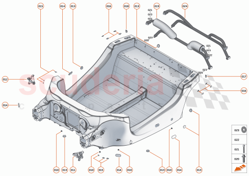 Part Diagram for McLaren 00RA535