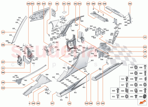 Part Diagram for McLaren 13AA773CP
