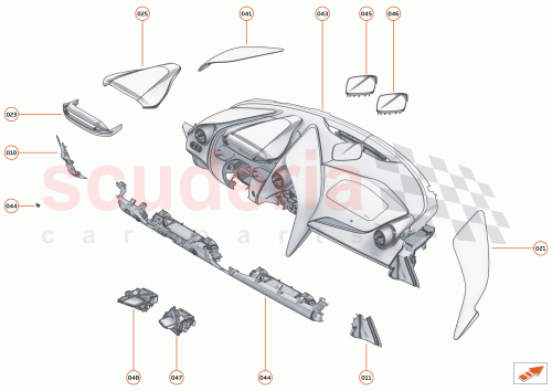 Part Diagram for McLaren 14NA939CP
