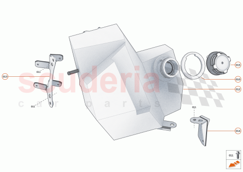 Part Diagram for McLaren 15LA024CP
