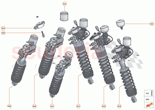 Part Diagram for McLaren 14BA308CP