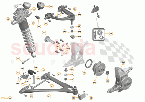 Part Diagram for McLaren 11B1554RP