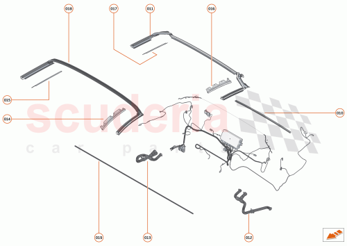 Part Diagram for McLaren 13AA627SP