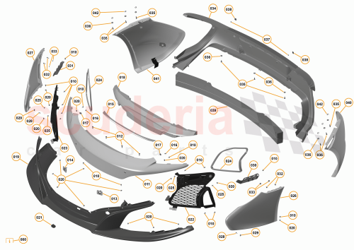 Part Diagram for McLaren 11A7870CP