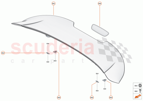 Part Diagram for McLaren 14AB229RP