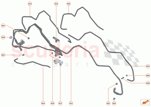 Part Diagram for McLaren 13FA013SP