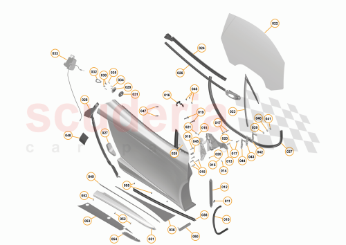 Part Diagram for McLaren 11A6423SP
