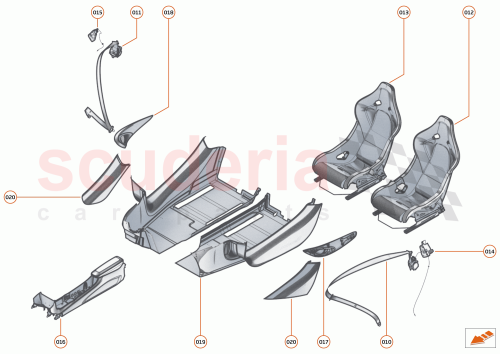 Part Diagram for McLaren 13NA646MP