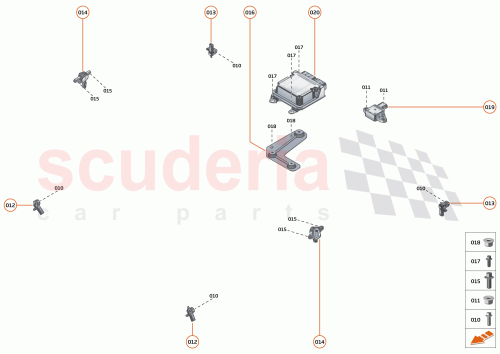 Part Diagram for McLaren 00RA619