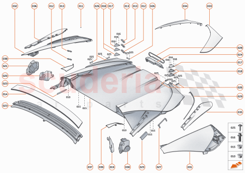 Part Diagram for McLaren 00RA302