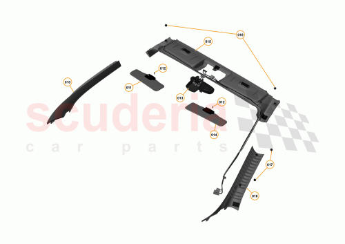 Part Diagram for McLaren 11N0968SP