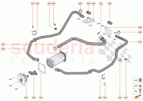 Part Diagram for McLaren 28FA011CP