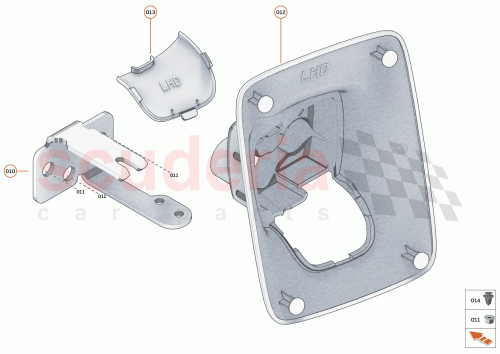 Part Diagram for McLaren 16NA581CP