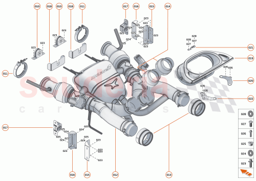 Part Diagram for McLaren 26HA113SP