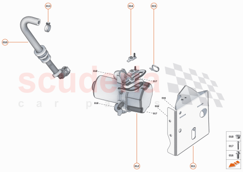 Part Diagram for McLaren 15CA134CP