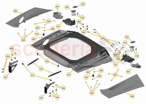 Part Diagram for McLaren 11A6422SP