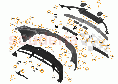 Part Diagram for McLaren 14AB737CP