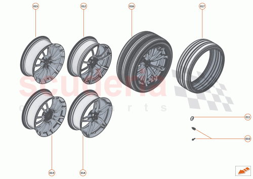Part Diagram for McLaren 11BA041CP