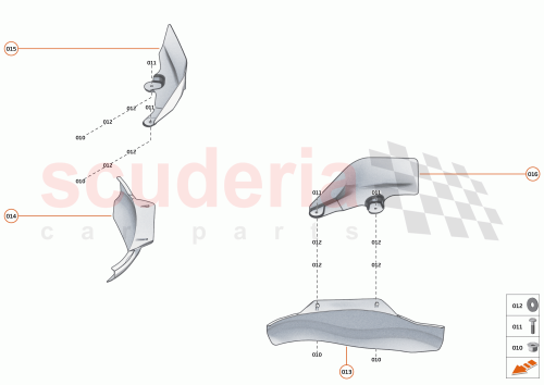 Part Diagram for McLaren 14CA029CP