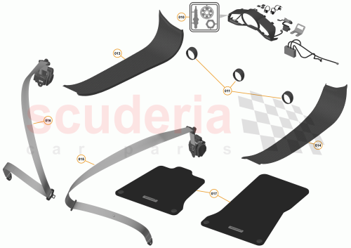 Part Diagram for McLaren 11M2532MP