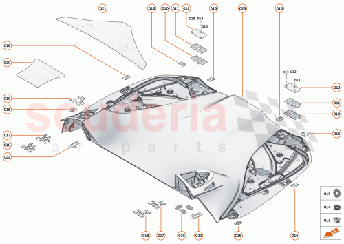 Part Diagram for McLaren 16AA943SP
