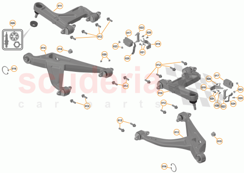 Part Diagram for McLaren 14BA255CP