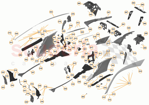 Part Diagram for McLaren 13A5693CP