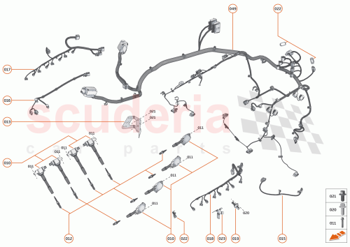 Part Diagram for McLaren 15FA018RP