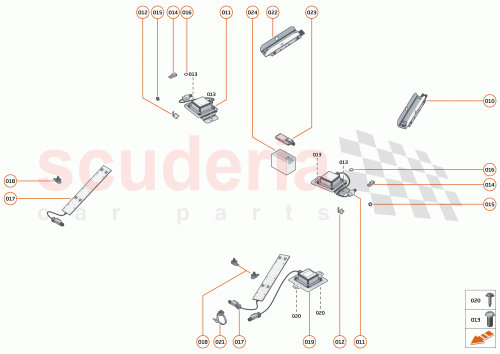 Part Diagram for McLaren 16MA402CP