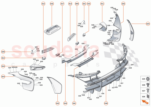 Part Diagram for McLaren 26AB082SP