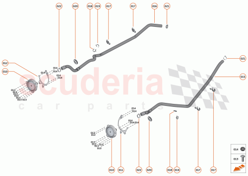 Part Diagram for McLaren 26HA055SP