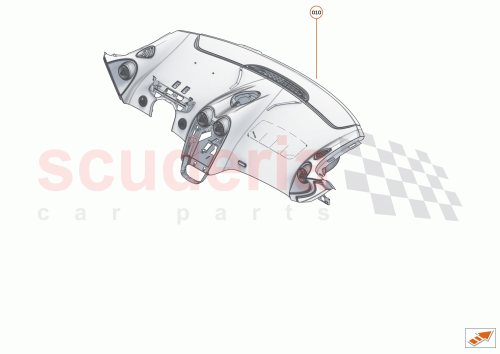Part Diagram for McLaren 13NA288RP
