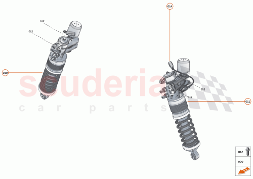 Part Diagram for McLaren 14BA230RP