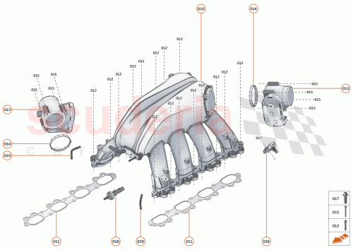 Part Diagram for McLaren 15F0020CP
