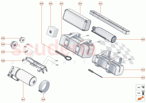 Part Diagram for McLaren 15BA306CP