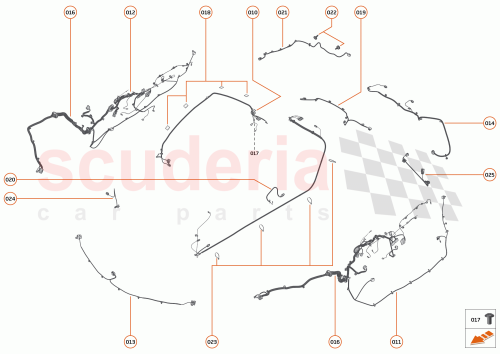 Part Diagram for McLaren 14MA171SP